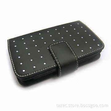 PDA Case, Made of PU and Leather